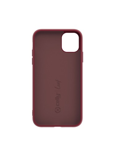Celly LEAF custodia per cellulare 15,5 cm (6.1") Cover Rosso