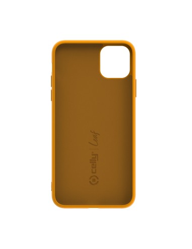 Celly LEAF custodia per cellulare 16,5 cm (6.5") Cover Giallo