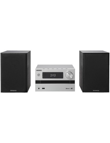 Kenwood M-720DAB set audio da casa Microsistema audio per la casa 25 W Nero, Argento