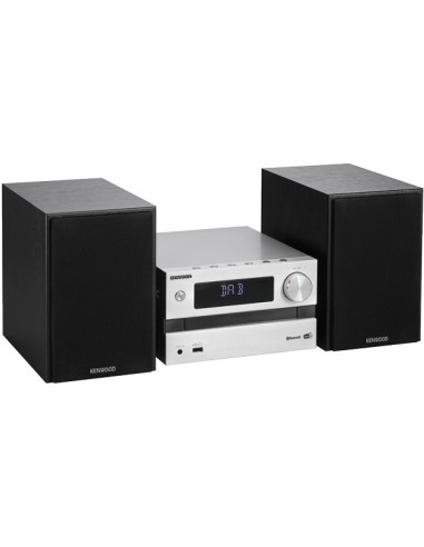Kenwood M-720DAB set audio da casa Microsistema audio per la casa 25 W Nero, Argento