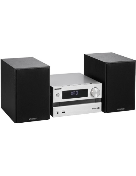Kenwood M-720DAB set audio da casa Microsistema audio per la casa 25 W Nero, Argento