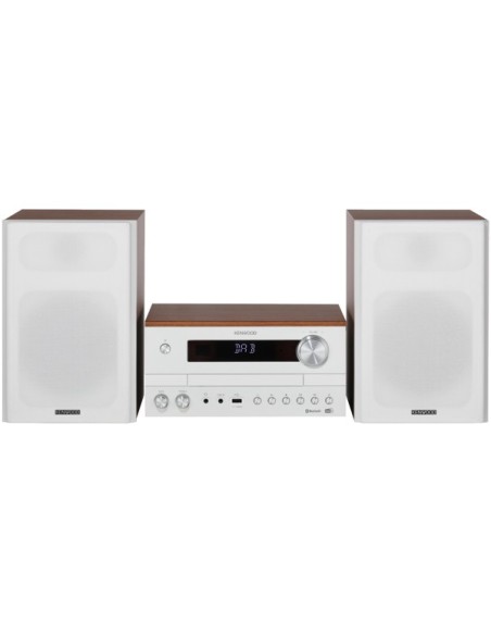 Kenwood M-820DAB Microsistema audio per la casa 50 W Bianco, Legno