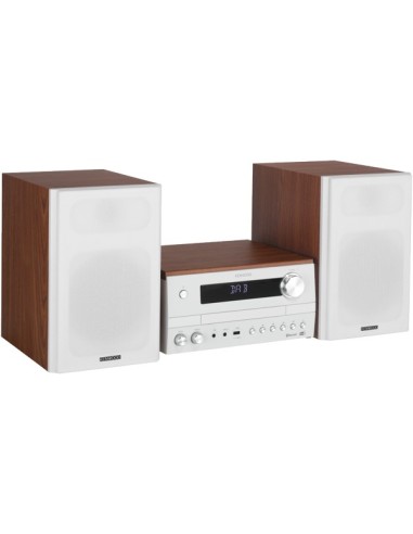 Kenwood M-820DAB Microsistema audio per la casa 50 W Bianco, Legno