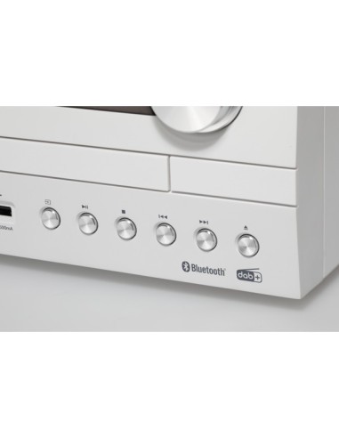 Kenwood M-820DAB Microsistema audio per la casa 50 W Bianco, Legno