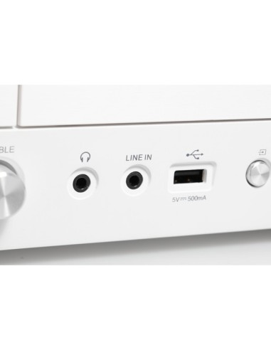 Kenwood M-820DAB Microsistema audio per la casa 50 W Bianco, Legno