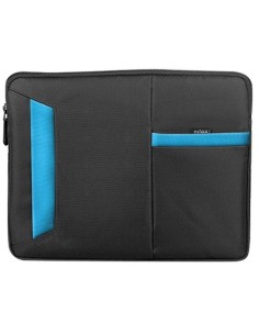 Nilox NX133SLVBCBL borsa per laptop 33,8 cm (13.3") Custodia a tasca Nero, Blu