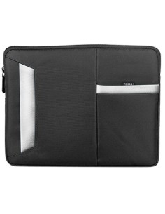 Nilox NX133SLVBCWT borsa per laptop 33,8 cm (13.3") Custodia a tasca Nero, Bianco