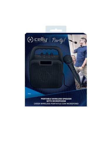 Celly PARTYBK altoparlante portatile e per feste Altoparlante portatile mono Nero 10 W
