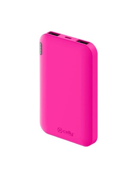 Celly PBE5000 Ioni di Litio 5000 mAh Carica wireless Rosa