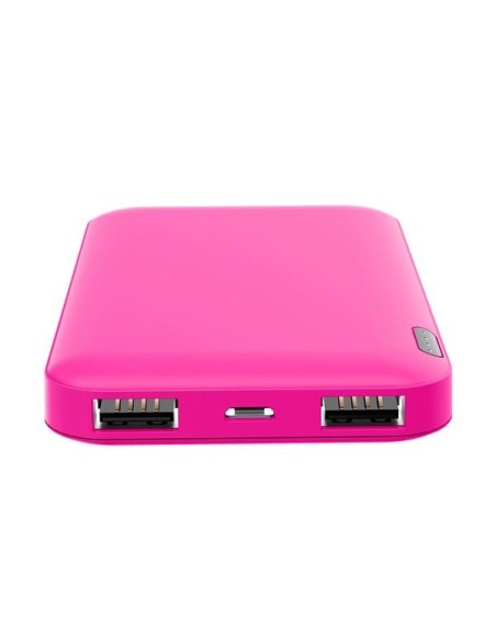 Celly PBE5000 Ioni di Litio 5000 mAh Carica wireless Rosa