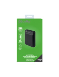 Celly PBPOCKET10000BK batteria portatile Polimeri di litio (LiPo) 10000 mAh Nero 2