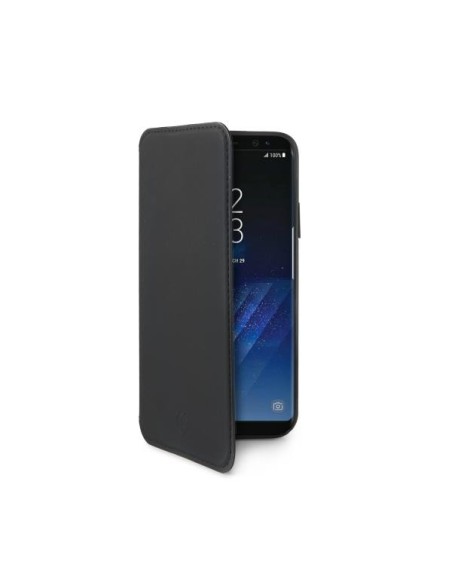 Celly Prestige custodia per cellulare 14,7 cm (5.8") Custodia a libro Nero