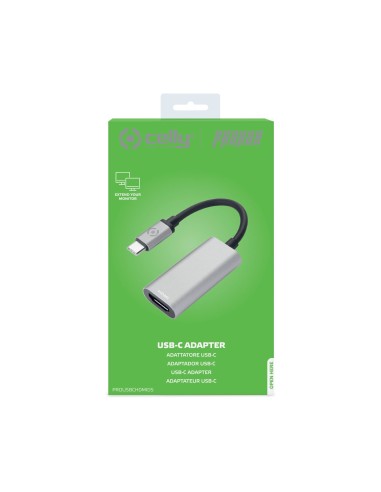 Celly PROUSBCHDMIDS adattatore grafico USB Argento