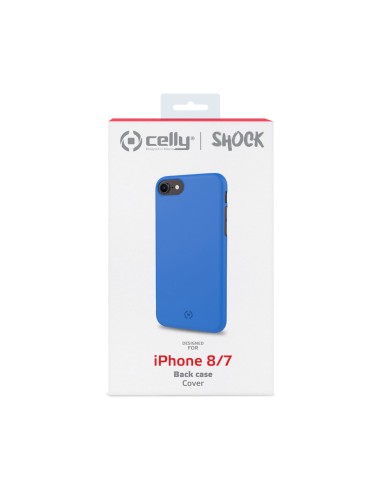 Celly Shock custodia per cellulare 11,9 cm (4.7") Cover Blu