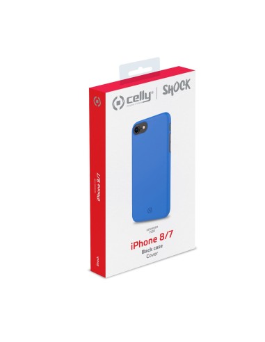Celly Shock custodia per cellulare 11,9 cm (4.7") Cover Blu