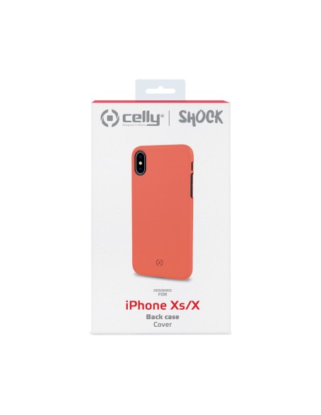 Celly Shock custodia per cellulare 14,7 cm (5.8") Cover Arancione Celly Shock custodia per cellulare 14,7 cm (5.8") Cover Arancione