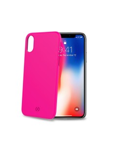 Celly Shock custodia per cellulare 14,7 cm (5.8") Cover Rosa