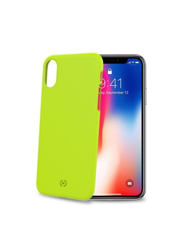 Celly Shock custodia per cellulare 14,7 cm (5.8") Cover Giallo