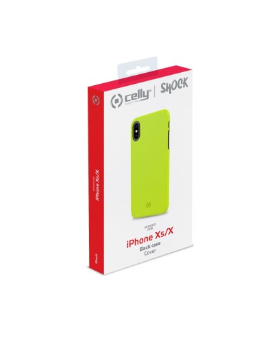 Celly Shock custodia per cellulare 14,7 cm (5.8") Cover Giallo