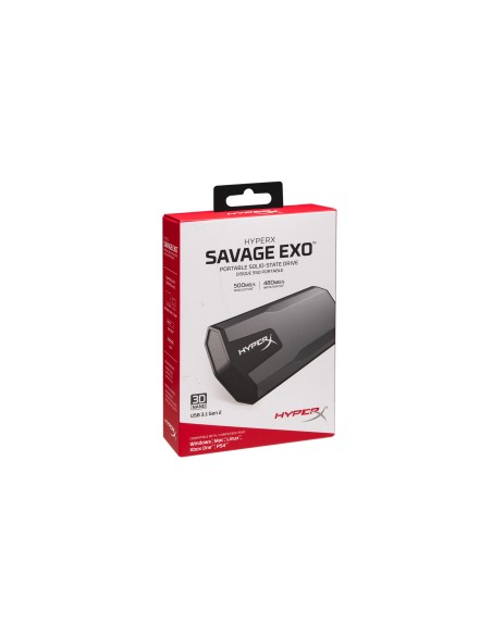 HyperX Savage EXO 480 GB USB tipo-C 3.2 Gen 2 (3.1 Gen 2) Nero