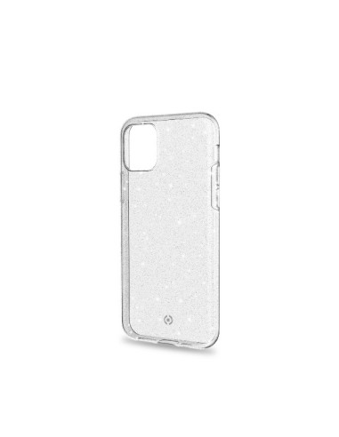 Celly Sparkle custodia per cellulare 14,7 cm (5.8") Cover Trasparente, Bianco
