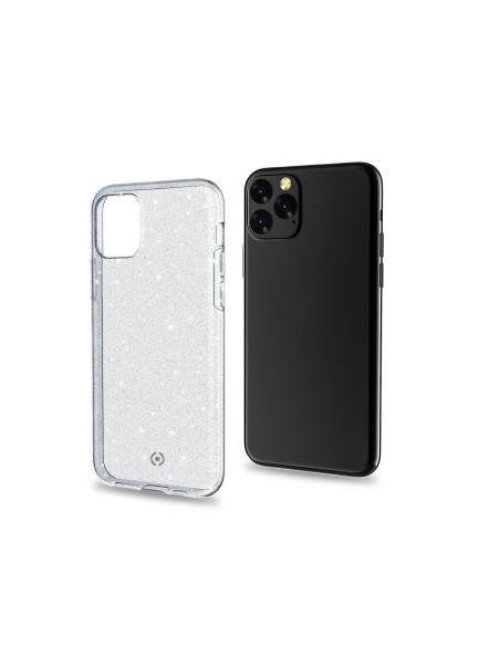Celly Sparkle custodia per cellulare 14,7 cm (5.8") Cover Trasparente, Bianco Celly Sparkle custodia per cellulare 14,7 cm (5.8") Cover Trasparente, Bianco