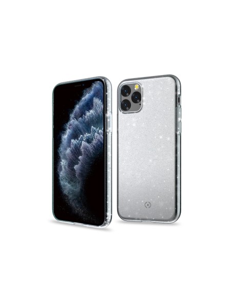 Celly Sparkle custodia per cellulare 14,7 cm (5.8") Cover Trasparente, Bianco Celly Sparkle custodia per cellulare 14,7 cm (5.8") Cover Trasparente, Bianco