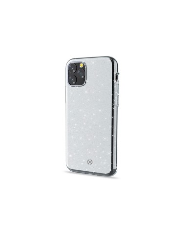 Celly Sparkle custodia per cellulare 14,7 cm (5.8") Cover Trasparente, Bianco