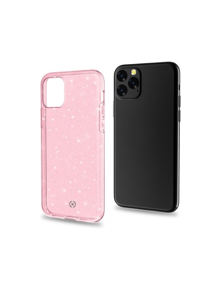 Celly Sparkle custodia per cellulare 14,7 cm (5.8") Cover Rosa, Trasparente Celly Sparkle custodia per cellulare 14,7 cm (5.8") Cover Rosa, Trasparente