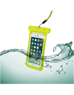 Celly SPLASHBAG18YL custodia per cellulare 15,8 cm (6.2") Custodia a sacchetto Giallo