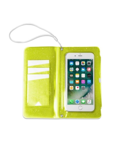 Celly Splash custodia per cellulare 15,8 cm (6.2") Custodia a borsellino Giallo