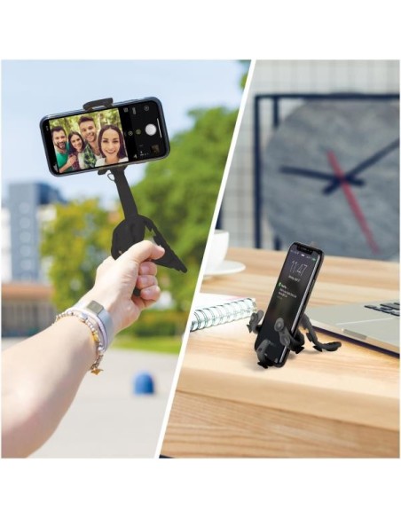Celly Squiddy treppiede Smartphone fotocamera di azione 6 gamba gambe Nero
