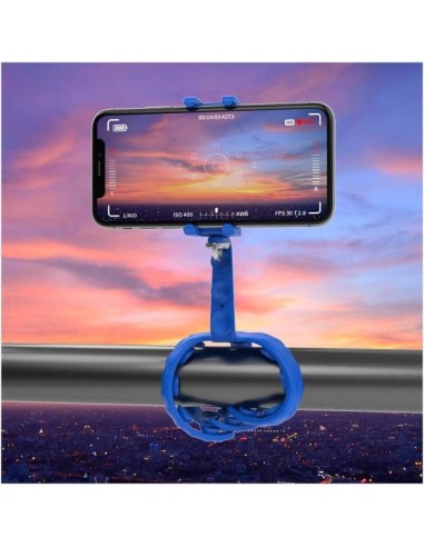Celly Squiddy treppiede Smartphone fotocamera di azione 6 gamba gambe Blu
