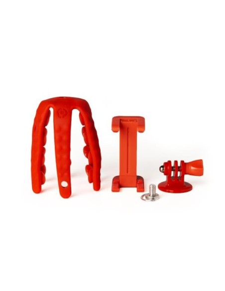Celly Squiddy treppiede Smartphone fotocamera di azione 6 gamba gambe Rosso