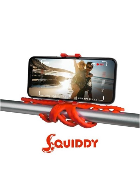Celly Squiddy treppiede Smartphone fotocamera di azione 6 gamba gambe Rosso