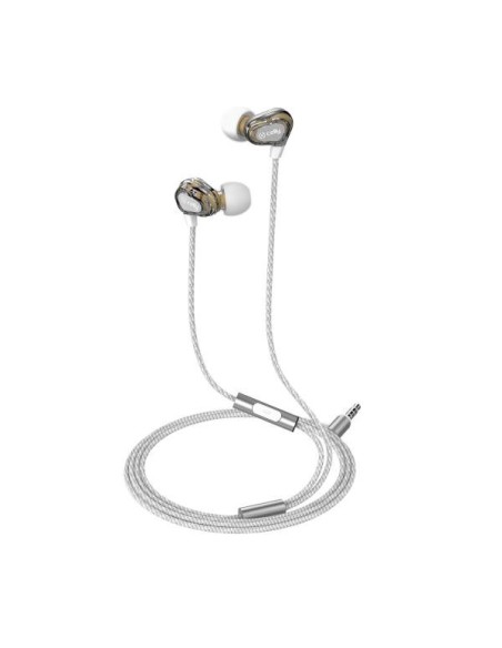 Celly UP800WH cuffia e auricolare Cablato In-ear Musica e Chiamate Bianco