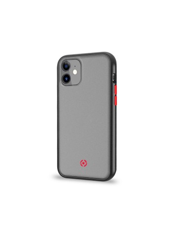 Celly VOLCANO custodia per cellulare 15,5 cm (6.1") Cover Nero, Trasparente