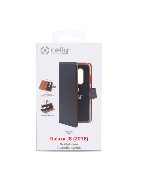 Celly WALLY custodia per cellulare Custodia a borsellino Nero