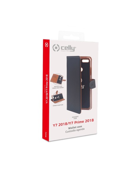 Celly WALLY custodia per cellulare Custodia a borsellino Nero