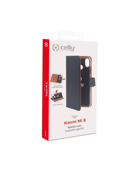 Celly WALLY custodia per cellulare Custodia a borsellino Nero