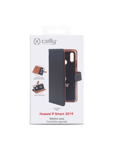 Celly WALLY820 custodia per cellulare 15,8 cm (6.21") Custodia a borsellino Nero, Marrone