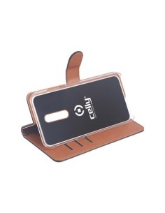 Celly WALLY834 custodia per cellulare 16,3 cm (6.4") Custodia flip a libro Nero 2