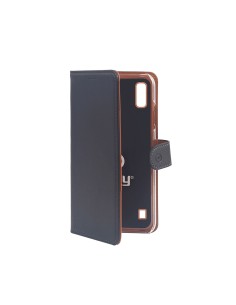 Celly Wally custodia per cellulare 15,8 cm (6.2") Custodia a libro Nero, Marrone