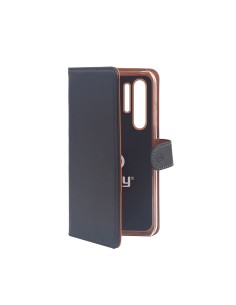 Celly WALLY846 custodia per cellulare 16,4 cm (6.47") Custodia a borsellino Nero, Marrone