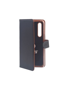 Celly WALLY848 custodia per cellulare 15,5 cm (6.1") Custodia a borsellino Nero, Marrone