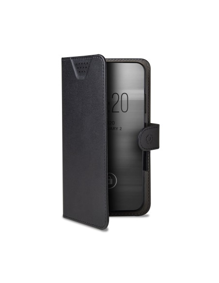 Celly Wally One XL custodia per cellulare 12,7 cm (5") Custodia flip a libro Blu