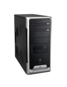 Nilox 01PC349515002 computer case Midi Tower Nero, Argento 500 W