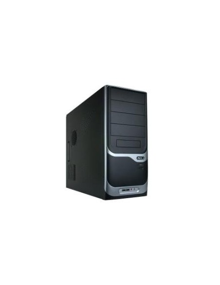 Nilox 01PC375515003 computer case Midi Tower Nero, Argento 500 W
