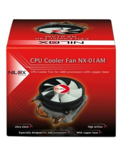 Nilox 03NX019225001 sistema di raffreddamento per computer Processore Refrigeratore 9,2 cm Nero 2