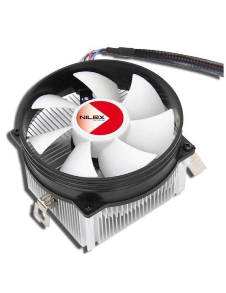 Nilox 03NX019225002 sistema di raffreddamento per computer Processore Refrigeratore 9,2 cm Nero, Argento